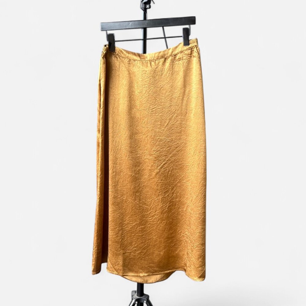 Foil Crackin Skirt Bronze